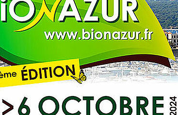 Affiche Bionazur montrant les remparts et les dates du 4 au 6 octobre