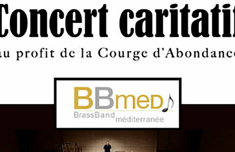 Affiche du concert caritatif au profit de la courge d'Abondance